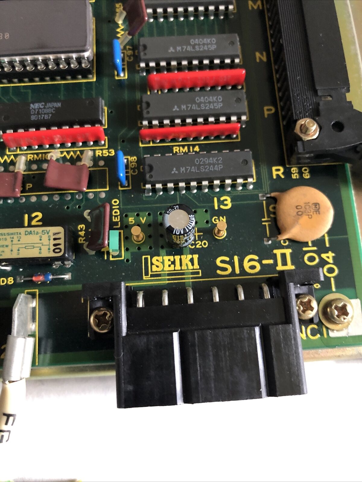 Seiki S16-Ii Cnc Micon T1577c0 Control Circuit Board,Bb