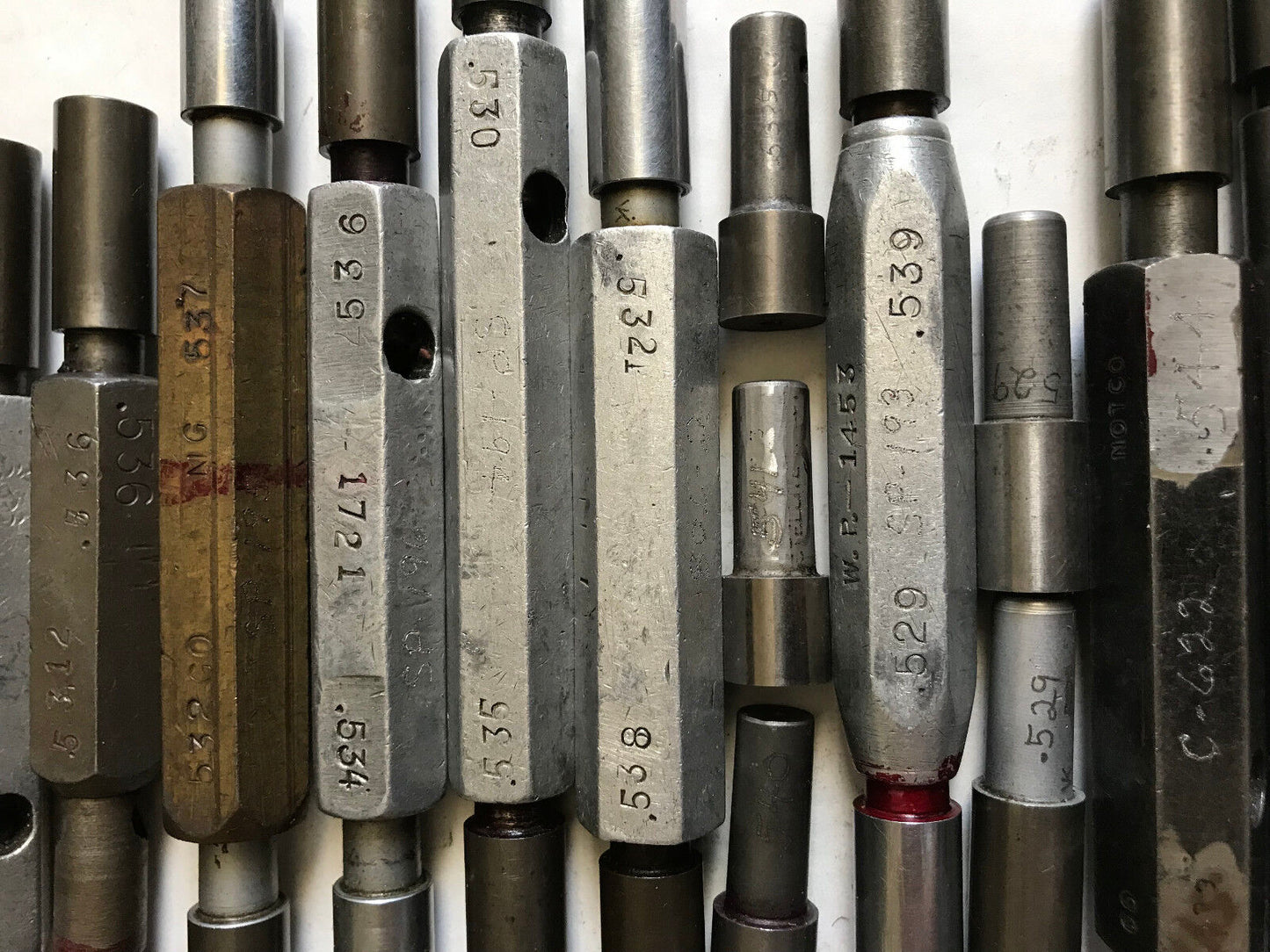 Lot The Pipe Machinery Go No Go Plug Gage,.534,.530,.535,.536,.544, .525,.548,Et