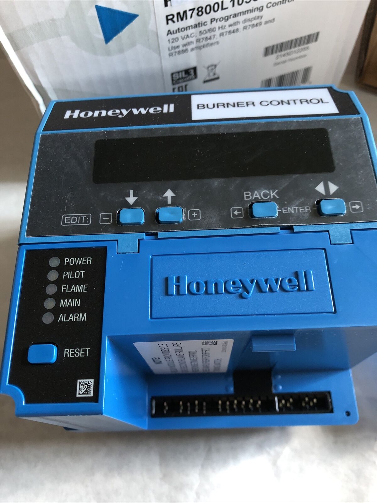 New Honeywell Rm7800 L 1053 Burner Control,Honeywell Rm7800l1053,S7800a1001,Ek
