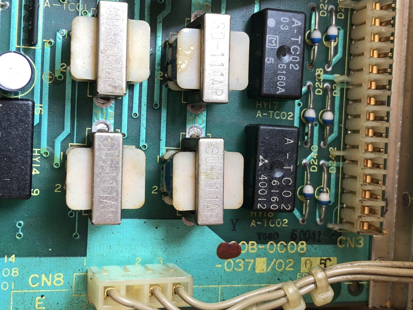 Fanuc A20b-0008-037,A20b-6041-H107,A20b-0008-037/02 05C Spindle Servo Unit,Ce