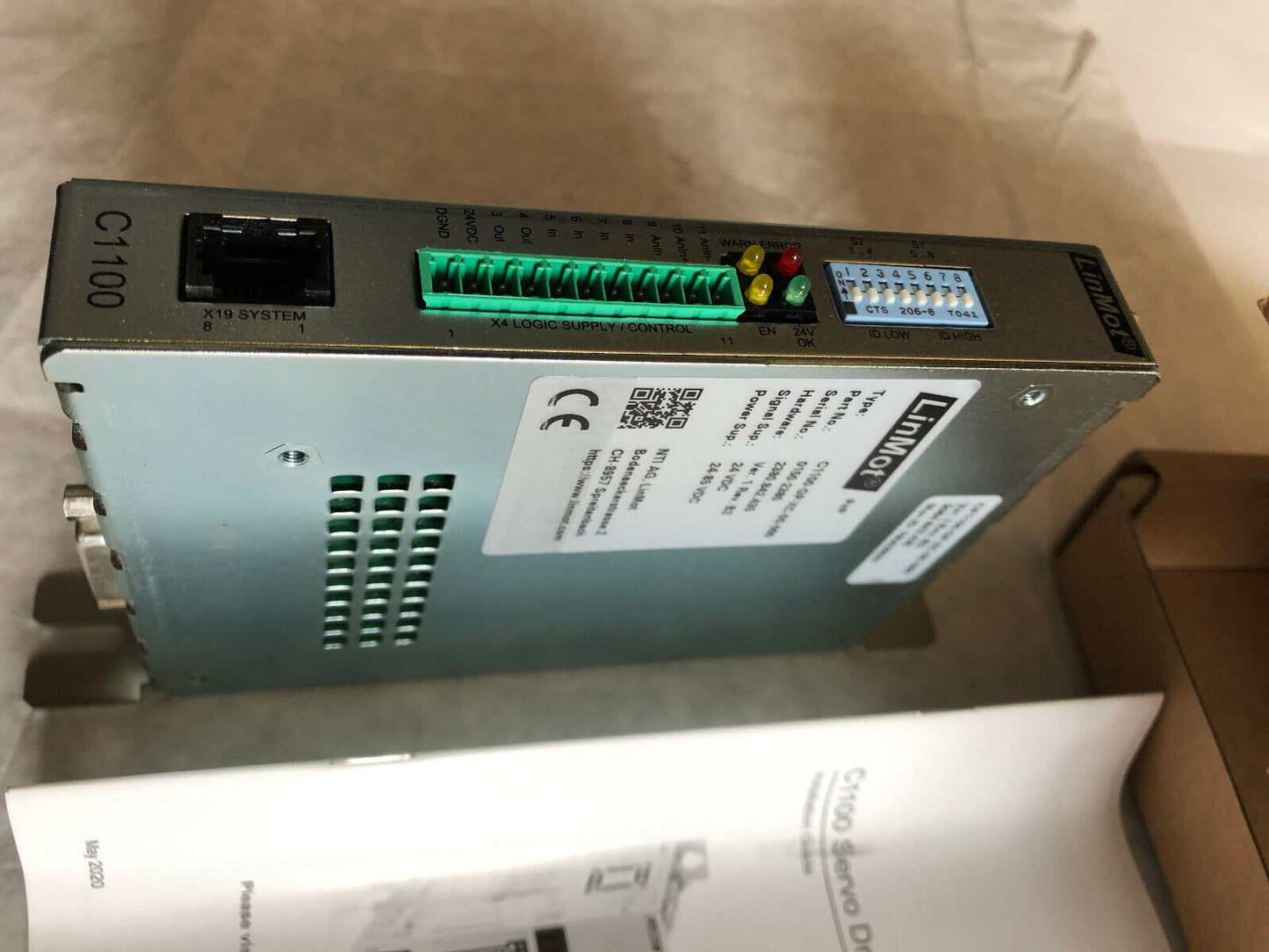 New Linmot C1100-Gp-Xc-0S-000 Servo Drive,C1100,Linmot 0150-2380,2084.842.435,Cu