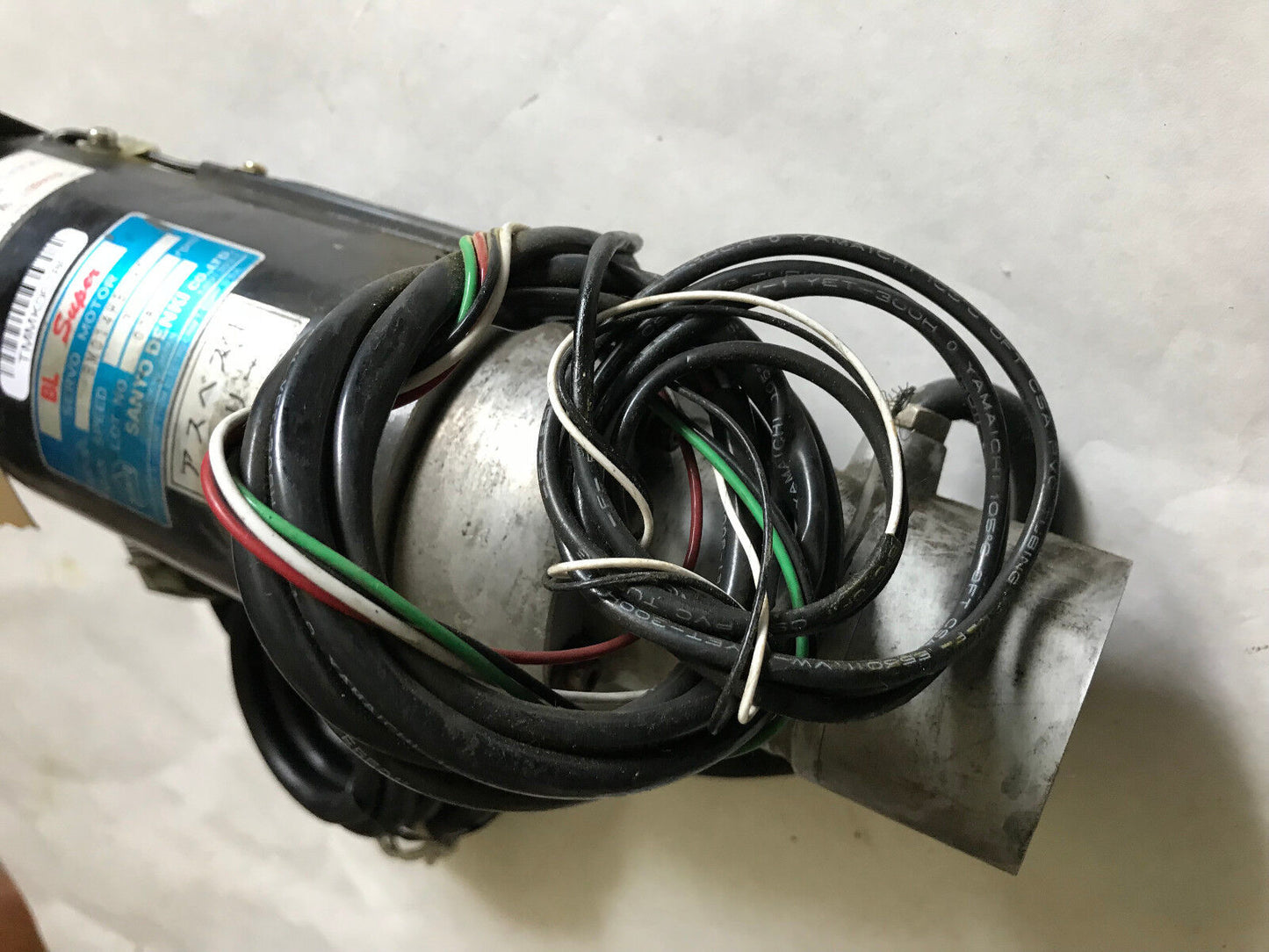 Sanyo Denki Bm014hbc90 Bl Super Servo Motor Lot No 07807S Mre-256Sp052fss,Ad