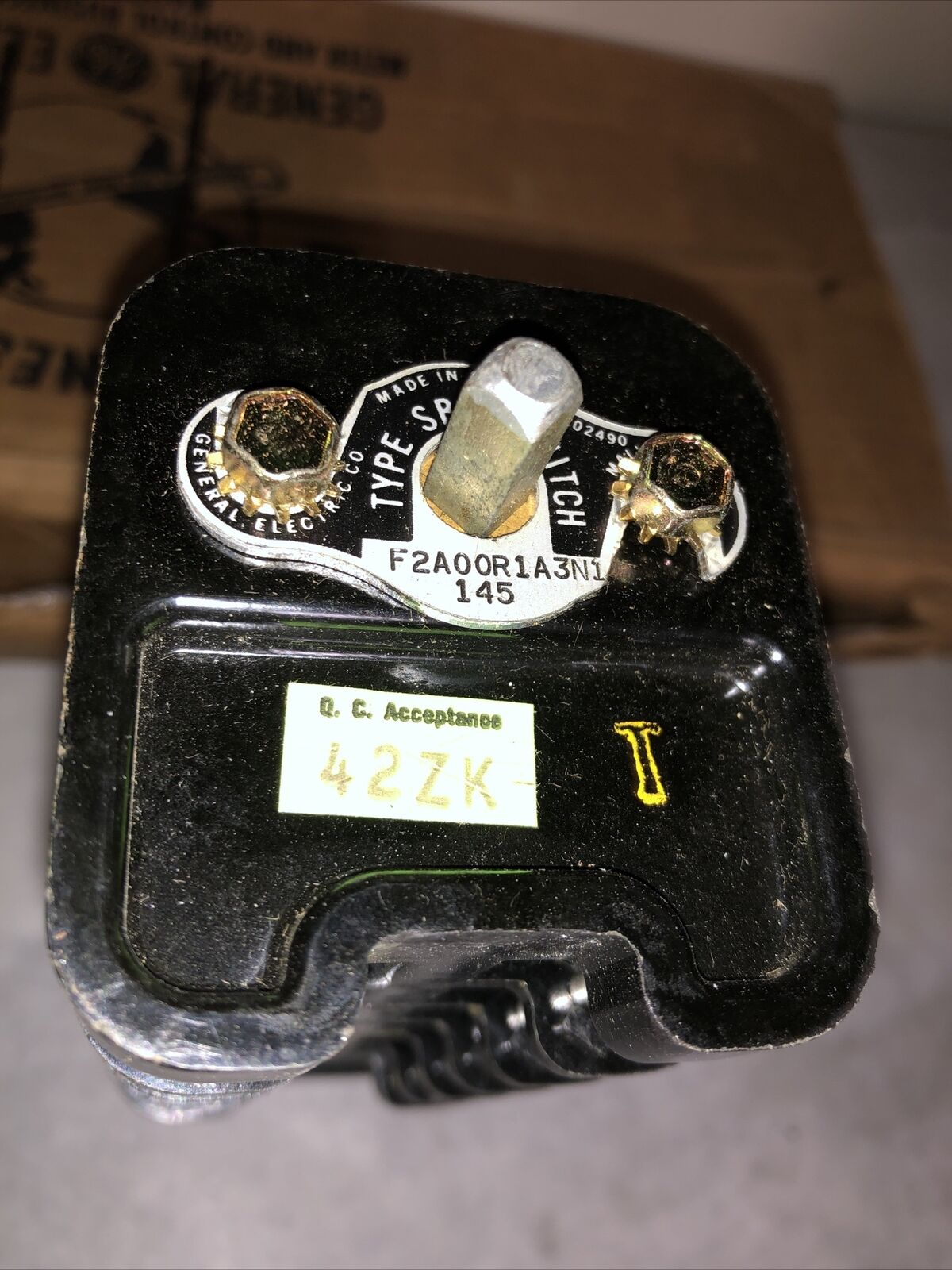 New General Electric Control Switch Sbm Ds Sbmf2a00r1a3n1145,F2a00r1a3n1,Fg