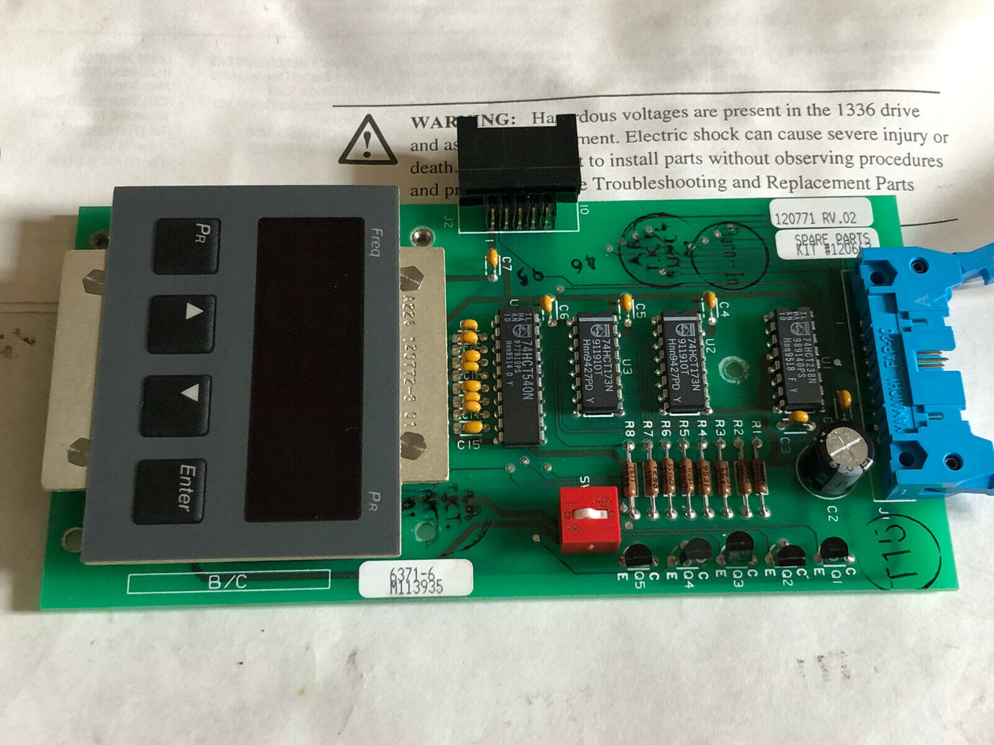 New Allen Bradley 120771 Rv.02,120663,Sp-120663 Display Keypad,6371-6,M113935,Ew