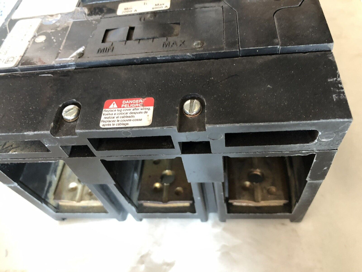 Square D Lap36400mtv6384 Circuit Breaker, 3-Pole, 400A, 600Vac/250Vdc,Co,Ex