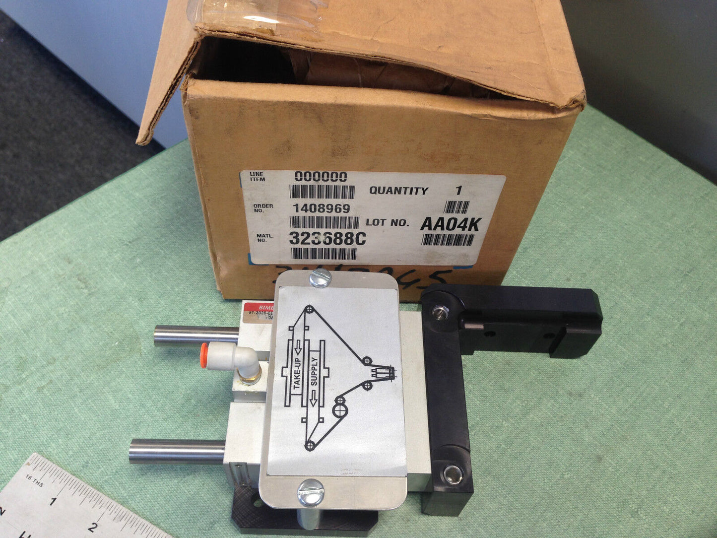 Bimba Et-2026-Eeb,Nordson Et-2026-Eebmpx Pneumatic Actuator Fixture Et-2026,Ha