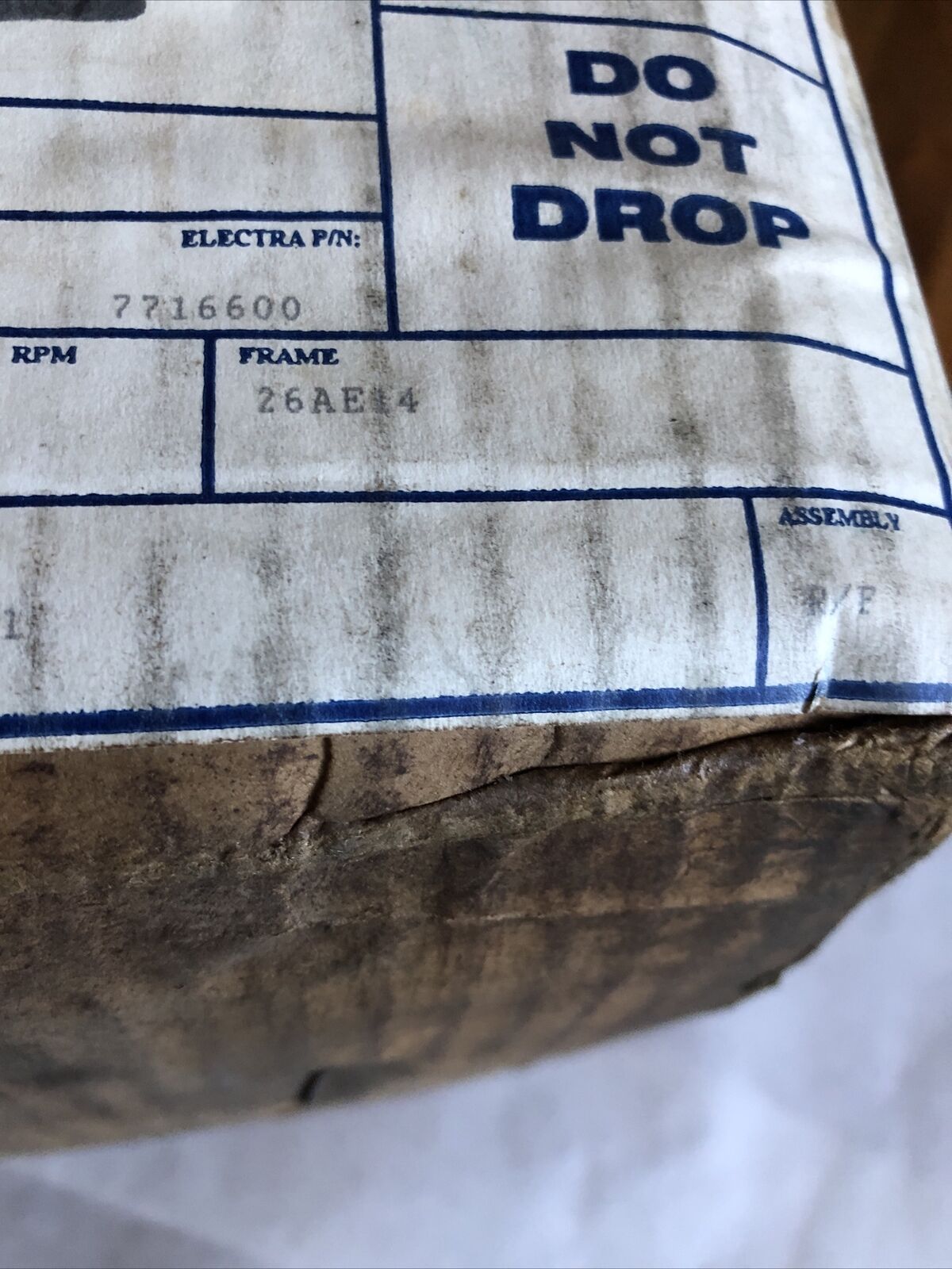 New Electra-Gear 26Ae1440r/Fx0001 Gear Reducer,Ratio 40:1,26Ae14,Bb