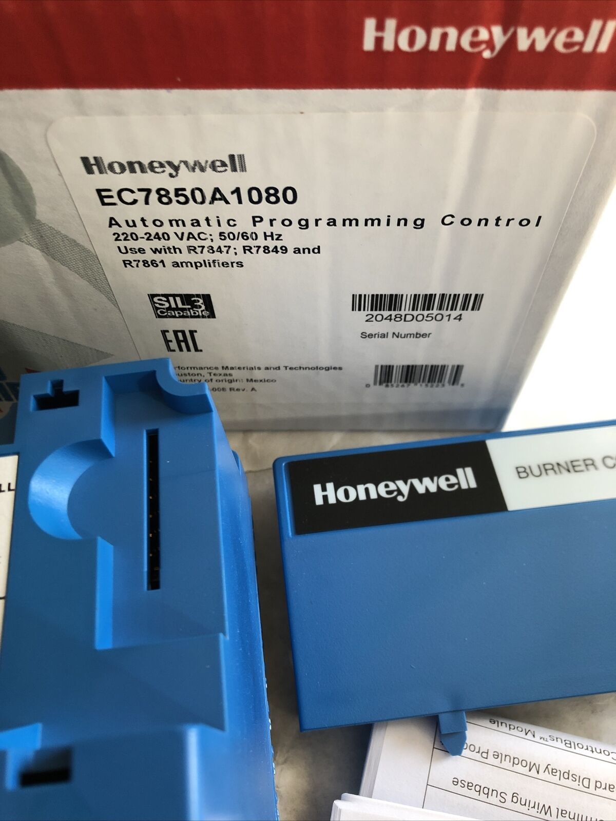 New Honeywell Burner Control Ec7850 A 1080,Honeywell Ec7850a 1080,Fi