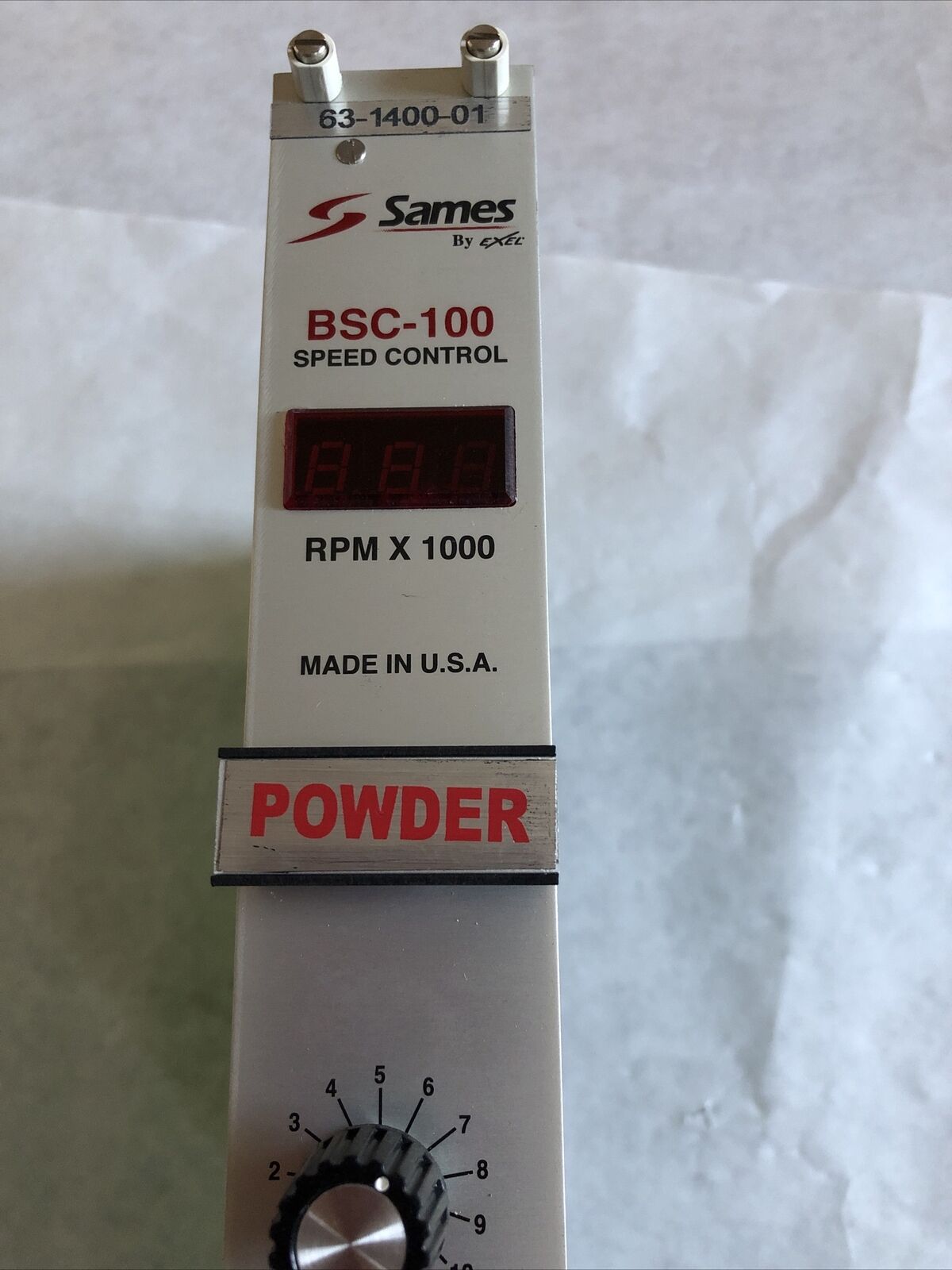 New Sames 63-1400-01 Powder Bsc-100 Rev.F Speed Control Card 72-1386-00,Fi
