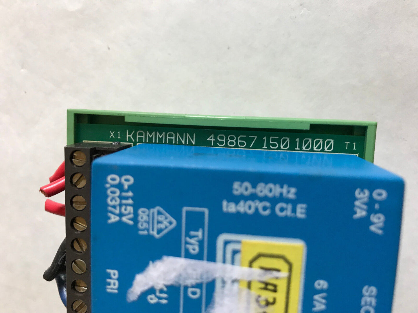 Kammann 498671501000 Contact Block 49867 150 1000,Fld 6/9,Ab