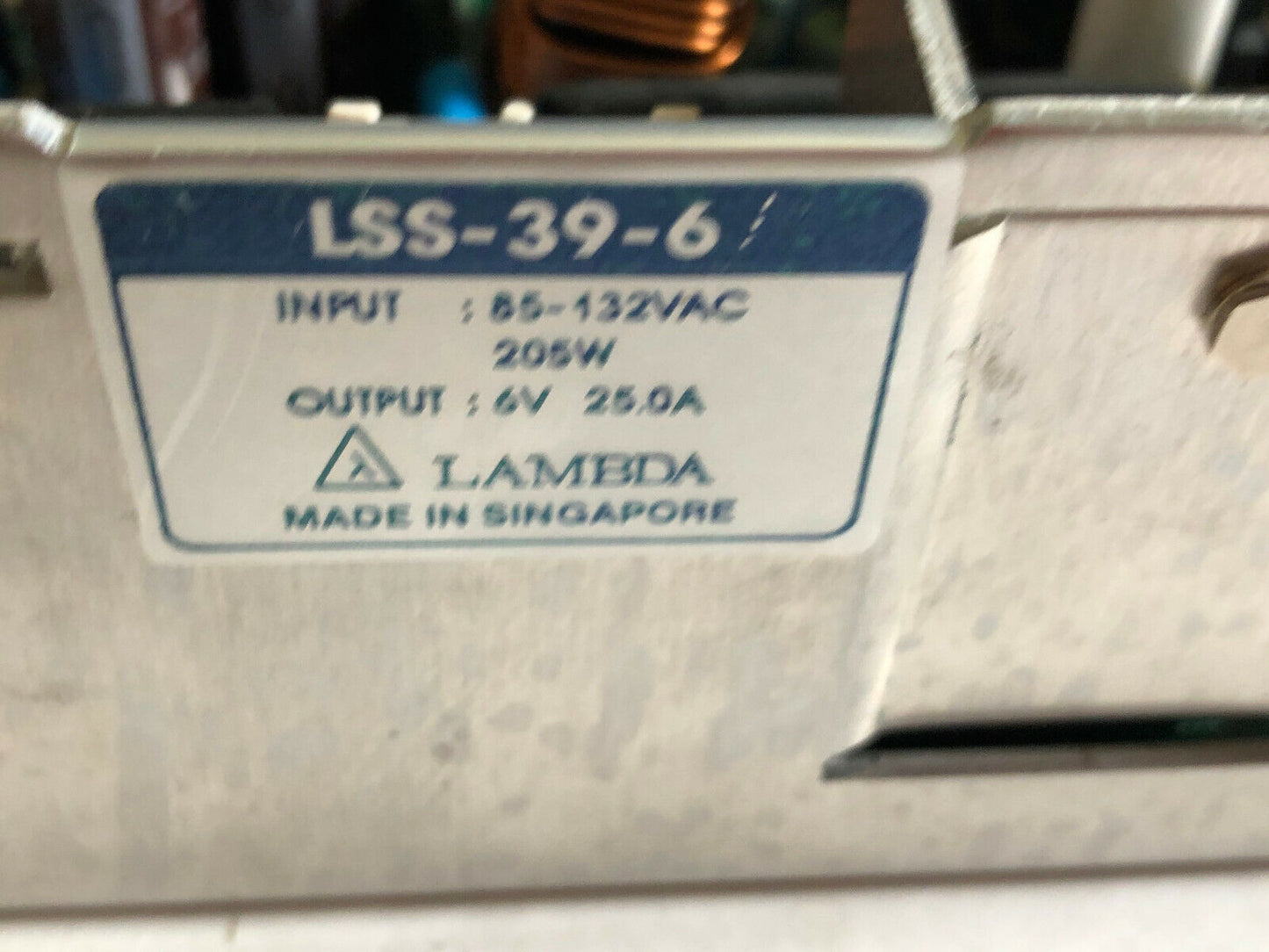 New Lambda  Lss-39-6  205W Tdk Power Supply Lss396,Cn,Bm