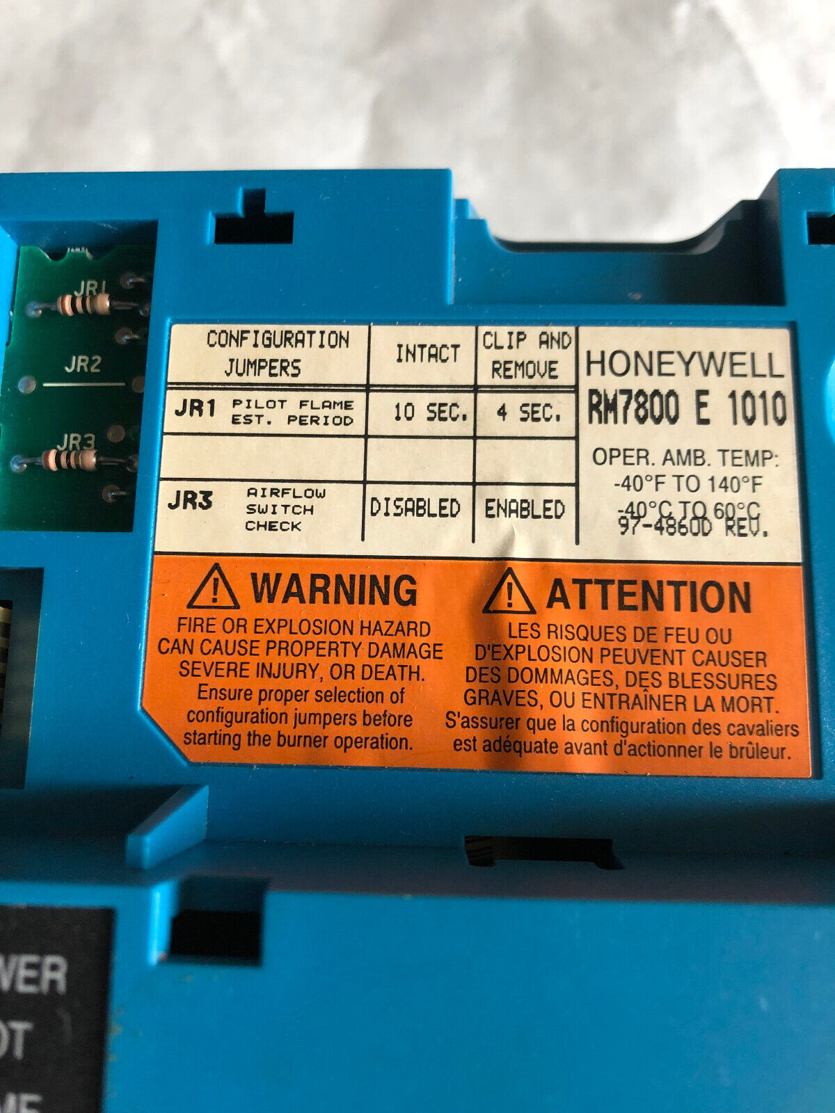 Honeywell Rm7800e 1010,Rm7800e1010 Burner Control Rm7800 E 1010,Q7800 A 1005,Ec