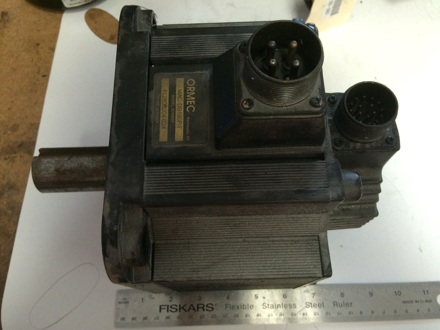Ormec Mac-Db100p/I Ac,Mac-Db100p/1 Servo Motor Shaft 35Mm X 76Mm,Mac Db100 Pi,Dj