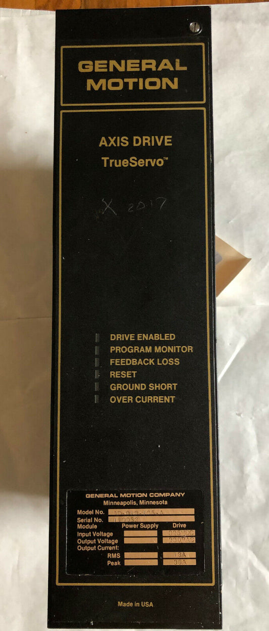 General Motion Ad-018-185-A,Ad-018-135-A Axis Drive Trueservo,Ad-013-135-A,Fm