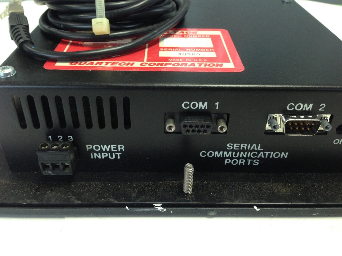Quartech 9900-Ac-Ab-0-0 Slc-500 32K Operator Interface Panel,Ey