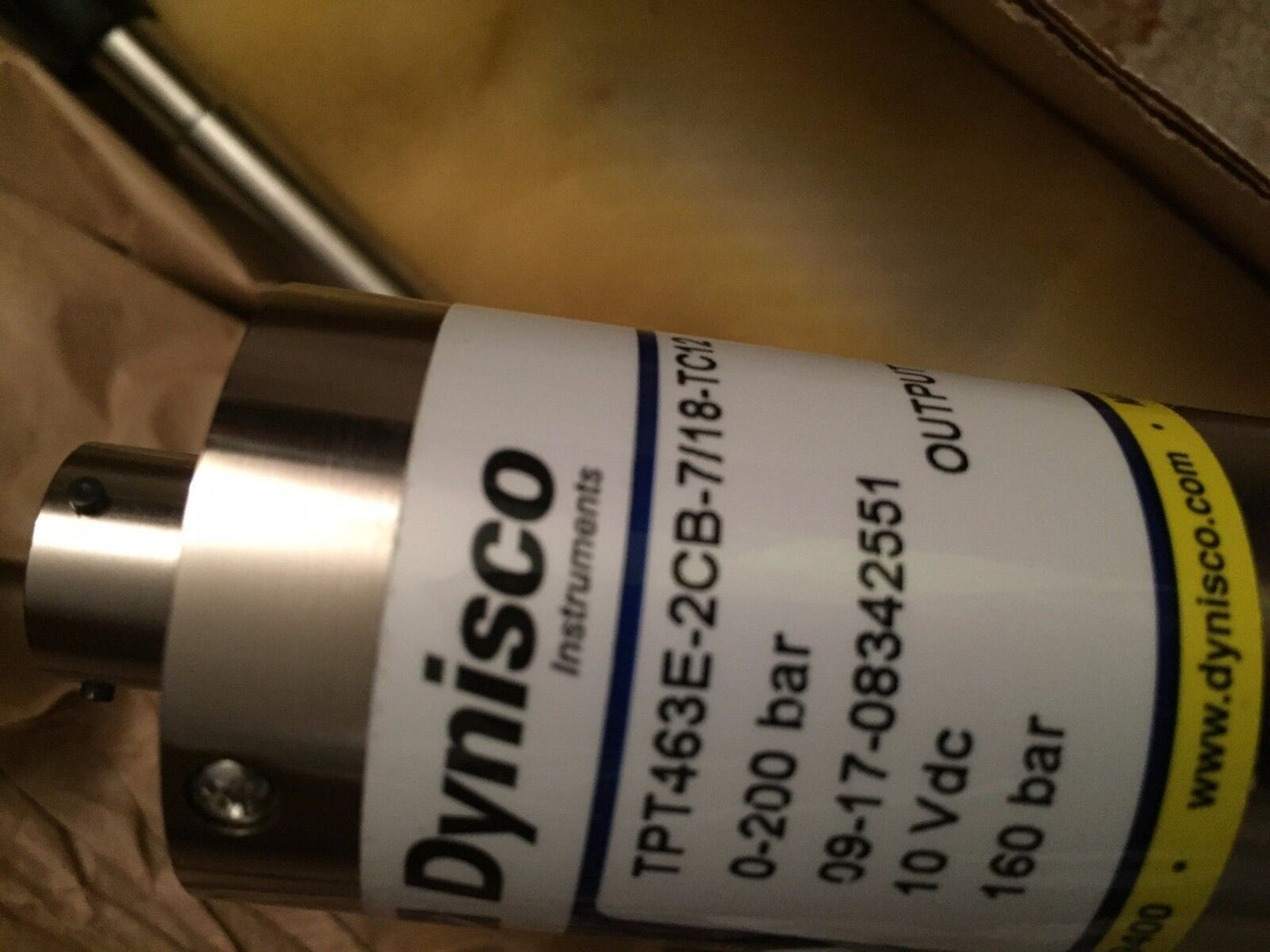 New Dynisco Tpt463e-2Cb-7/18-Tc12,Dyn43200208 Pressure Sensor 0-200Bar,Cu