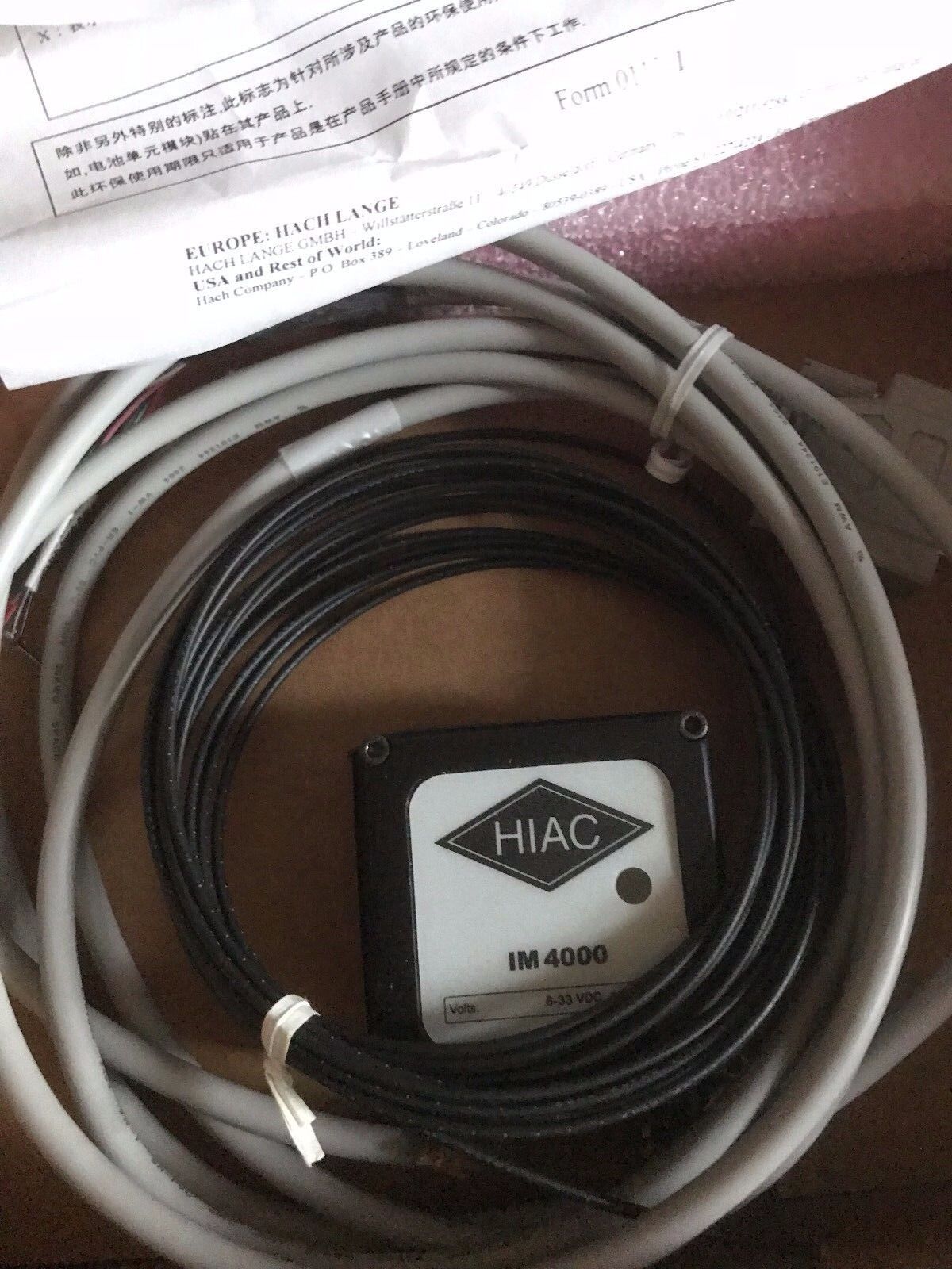 New Hiac Im4000,2084910-01 Contamination Condition Monitor 6-33Vdc,Cx
