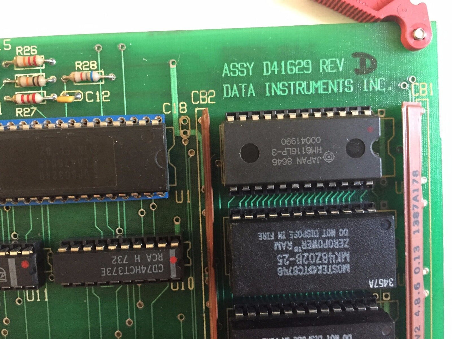 Data Instruments  D41629 Rev D,Wintriss Controls Pc Board D41629,By