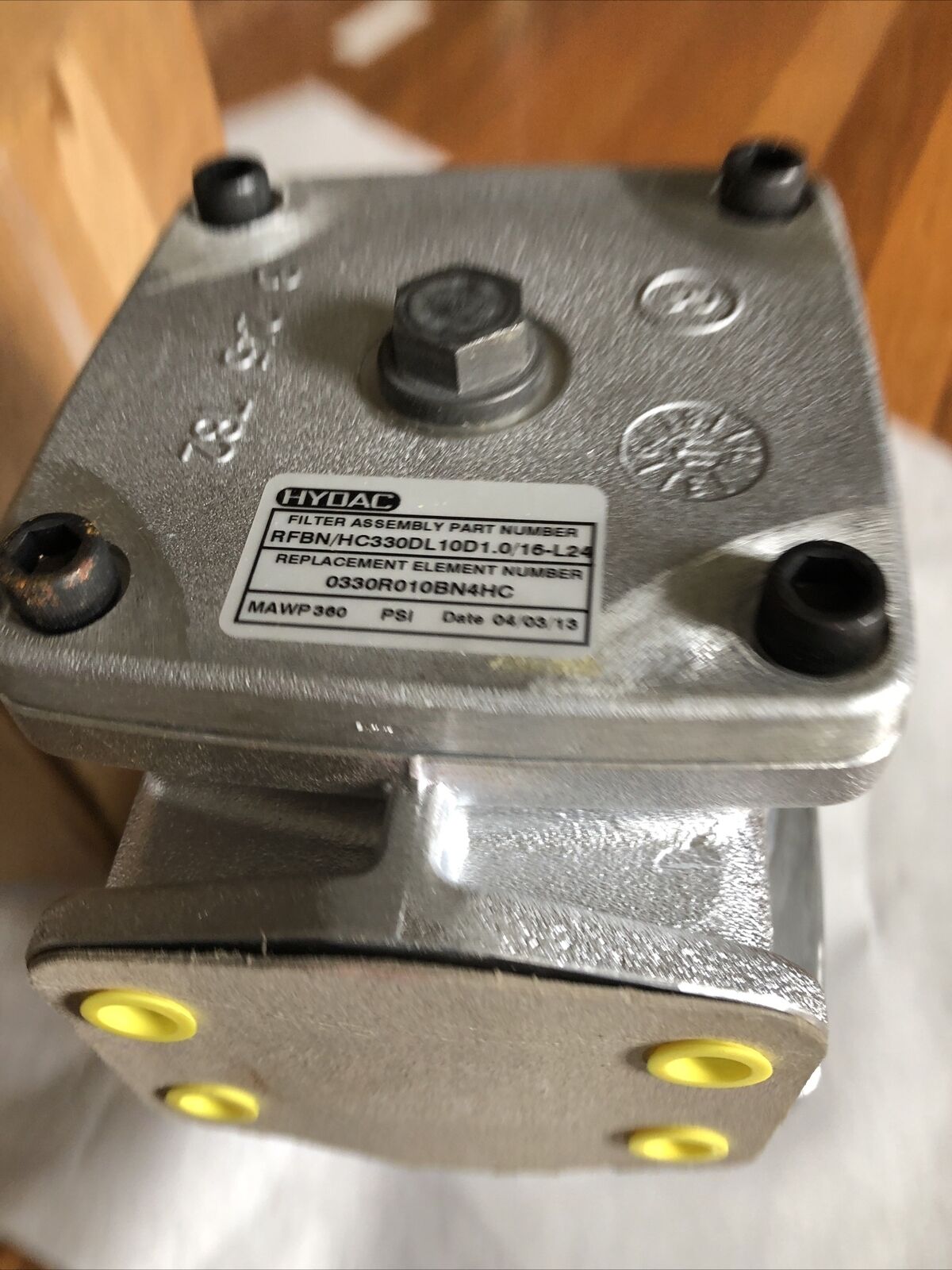 New Hydac Rfbn/Hc330dl10d1.0/16-L24 Pneumatic Filter Assembly,Hydac 3 245 782,Bi