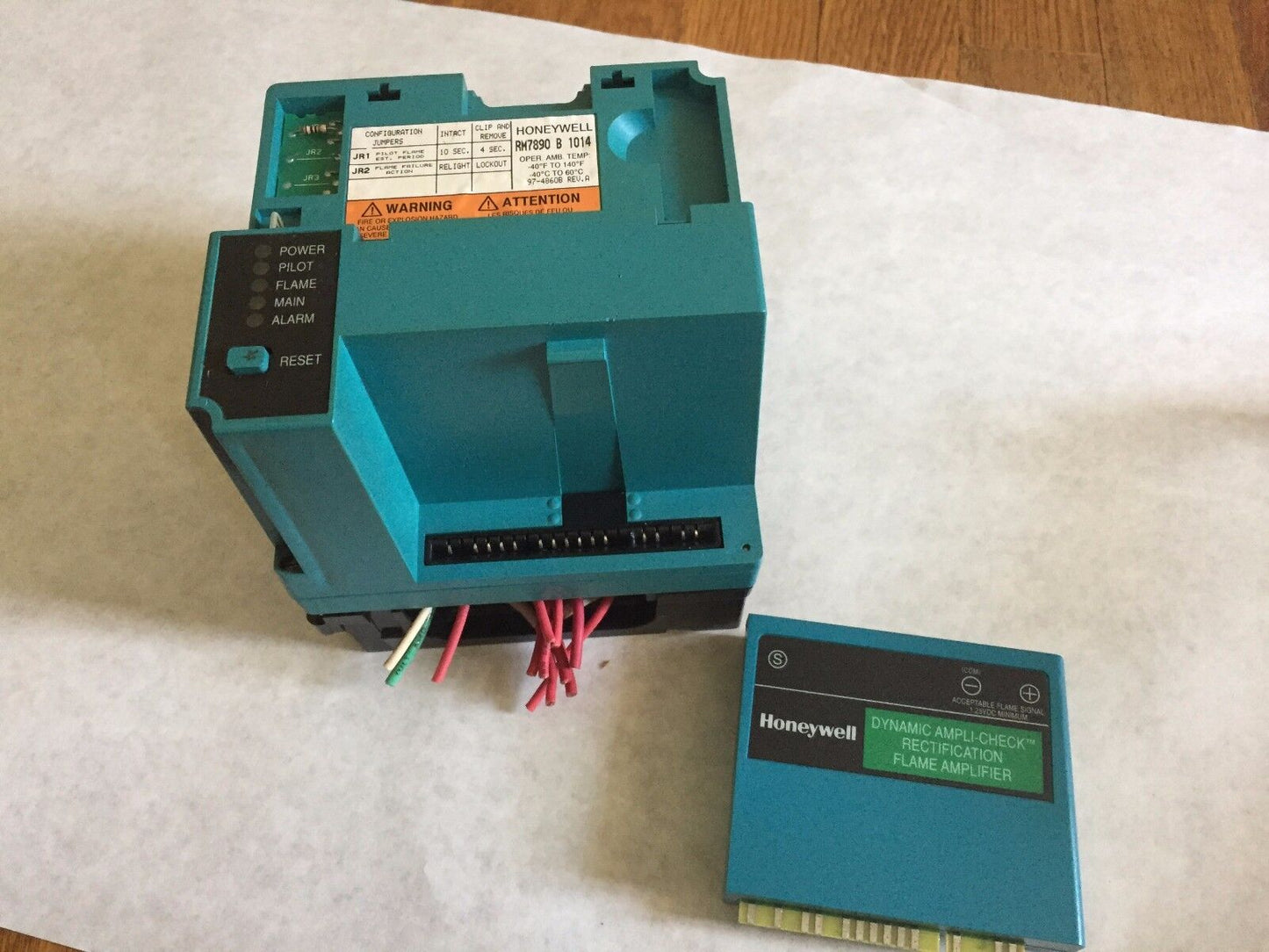 Honeywell Rm7890b1014,Q7800a1005 Dynamic Self-Check Amplifier R7847c1005,Sv