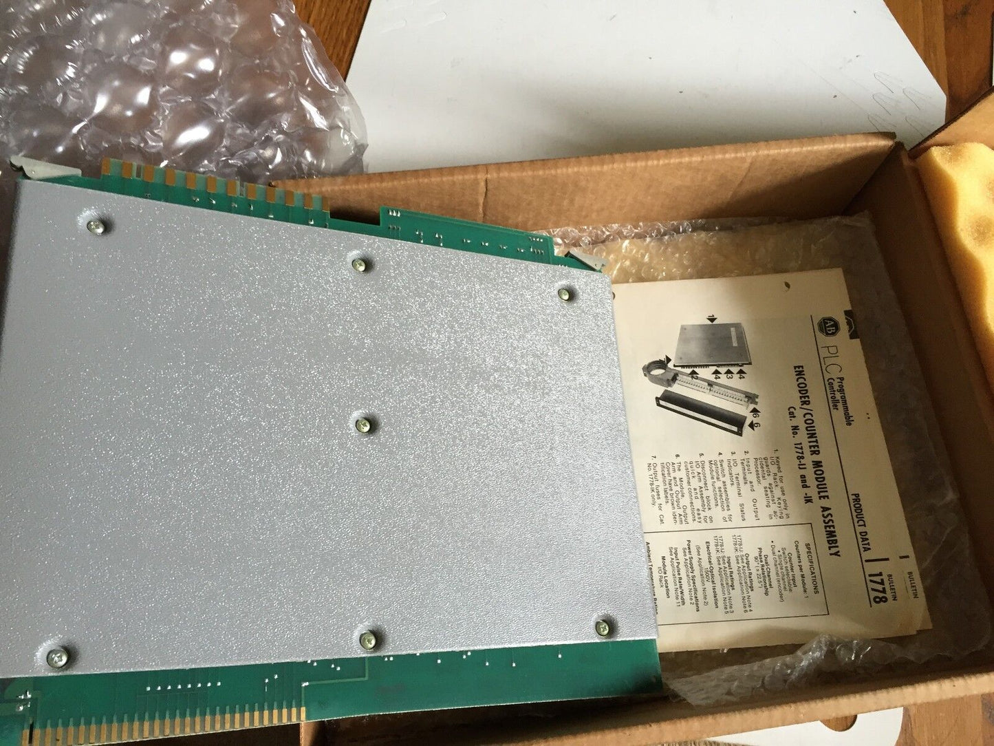 New Allen Bradley  1778-Ijc Encoder/Counter Module 5Vdc 1778Ijc,Ee
