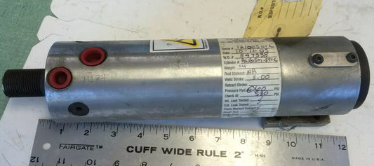 Milco Awgsm-891-C 456-10020-04 Pneumatic Welding Cylinder, 5"-Stroke,Bv