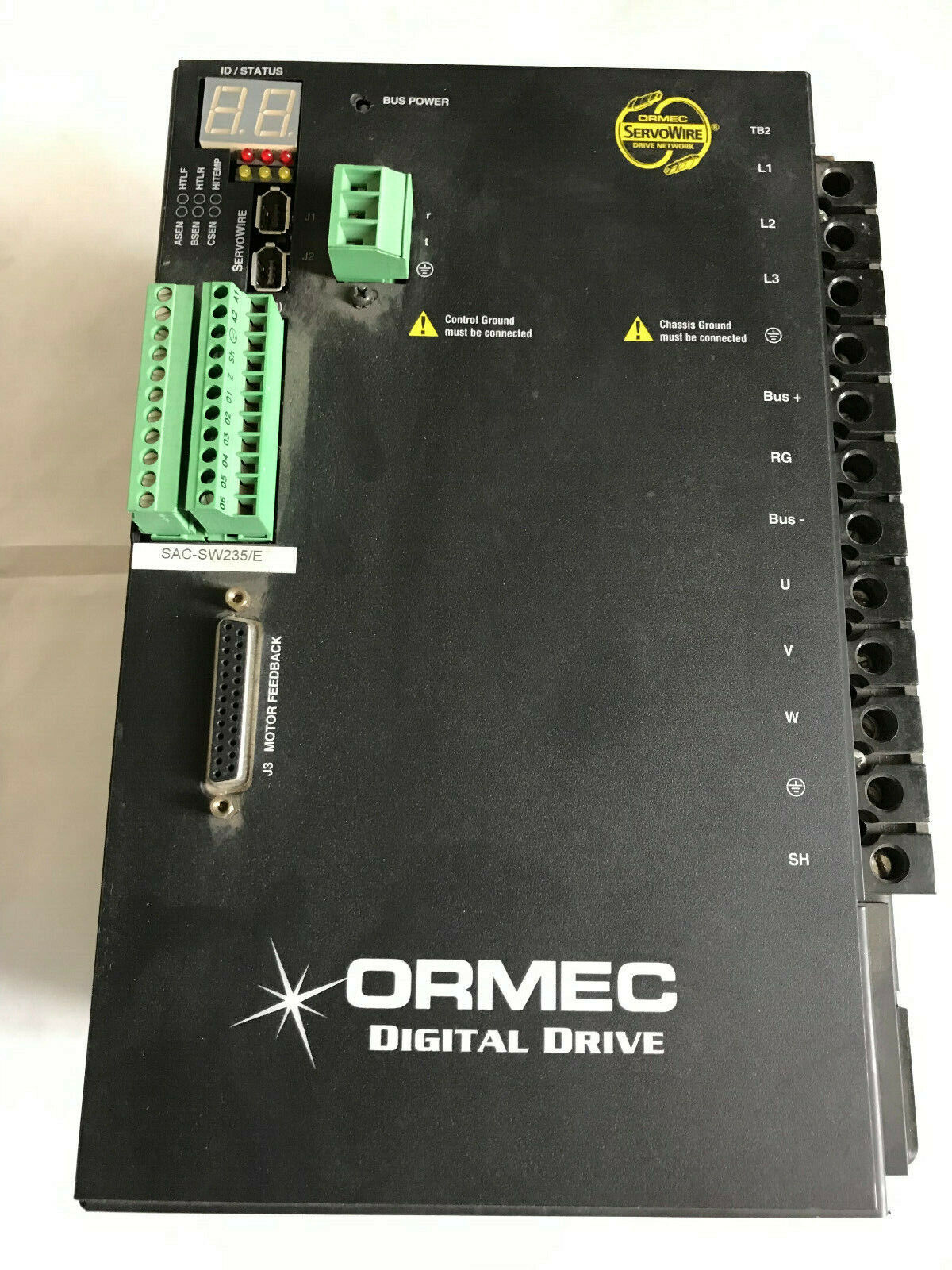 Ormec Sac-Sw235/E Wire Servo Drive Ormec Digital Orion,Sac-Sw235/E 1.2.01,Sm