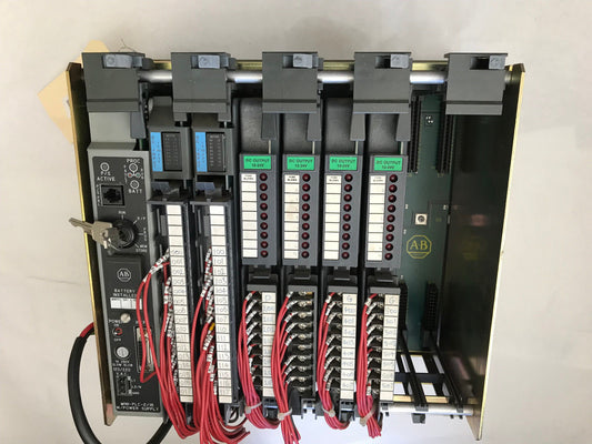 Allen Bradley 1771-A2b 8 Slot Chassis Mini-Plc-2/16 W/Power Supply I/O M,Sc