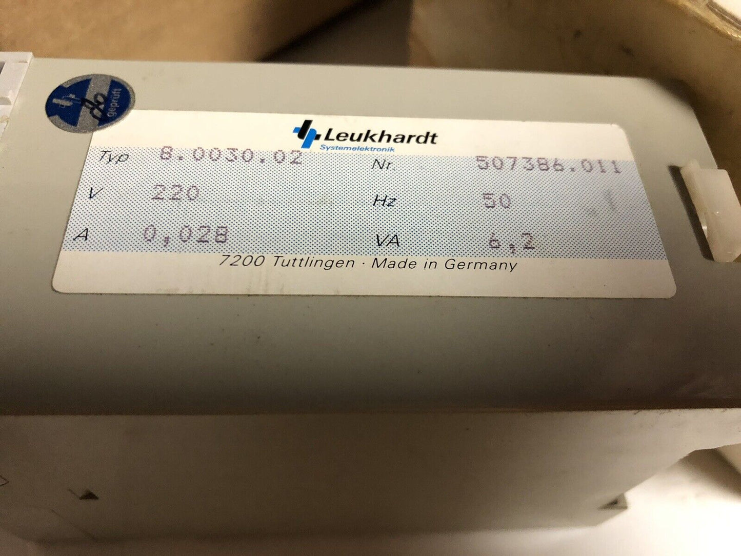 New Leukhardt 8.0030.02,507386.011,B.0030.02 Systems,Bk Mikro 2 Tool Sensor,Ex