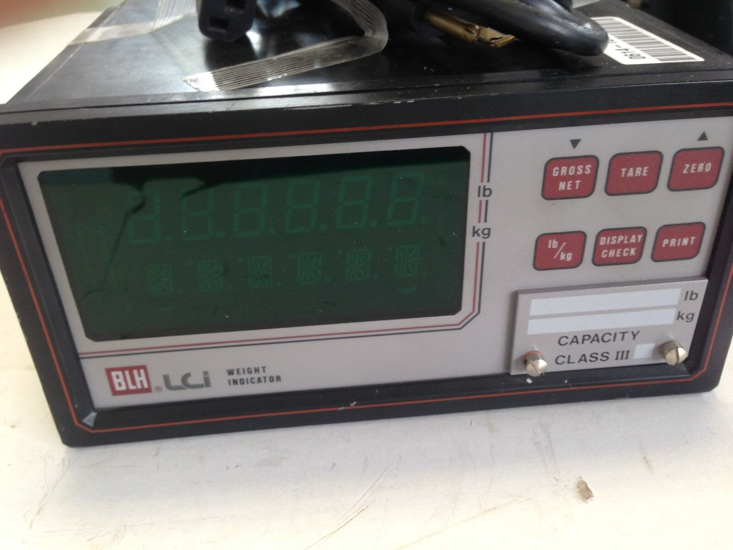 Blh Electronics 01-Ae Lci Weight Indicator Readout 08M013400000 10Vdc,Fc