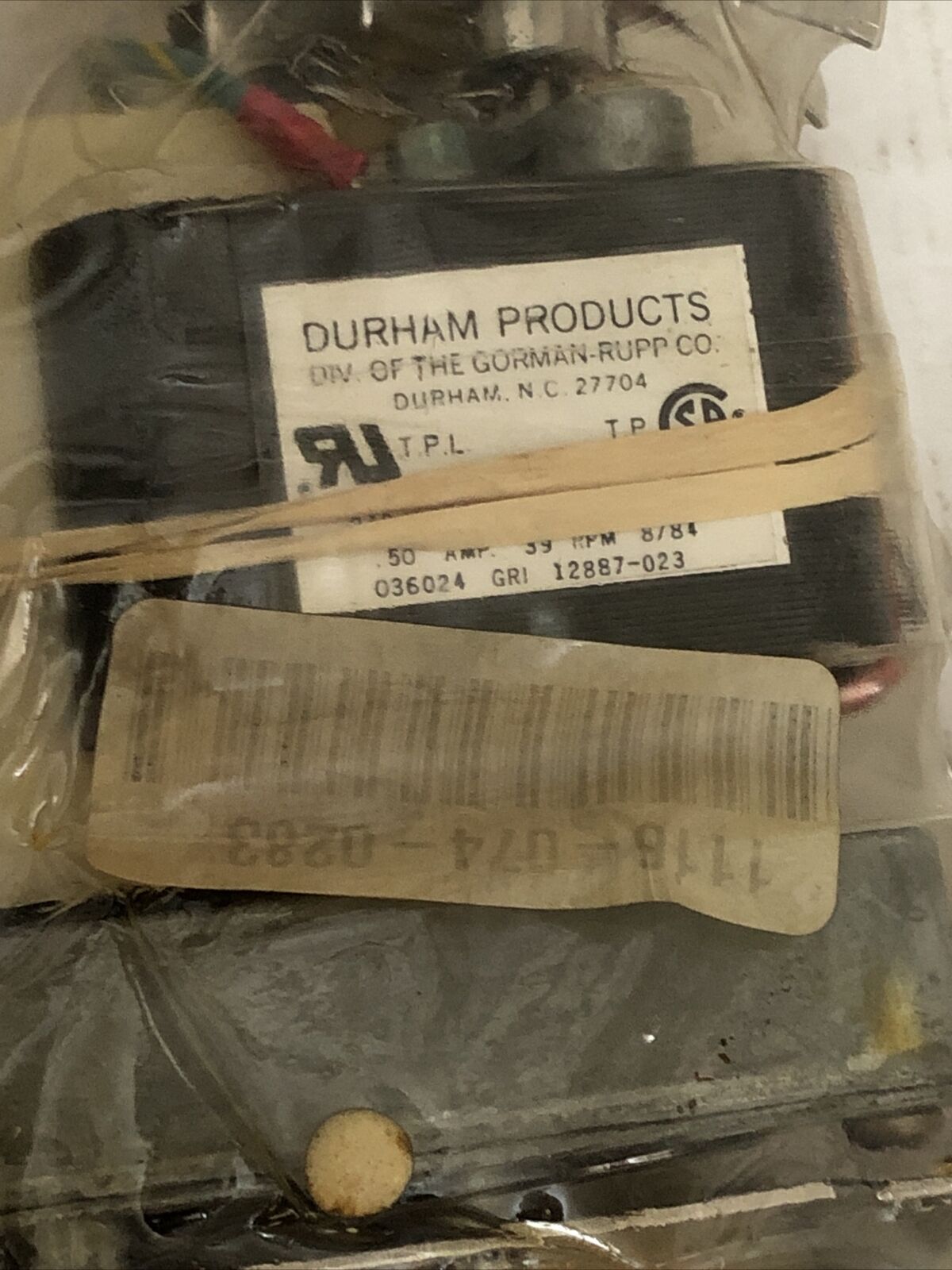 New Gri 15215-000, 240V ,Durham ,Gorman-Rupp 15215 Pump,Cs