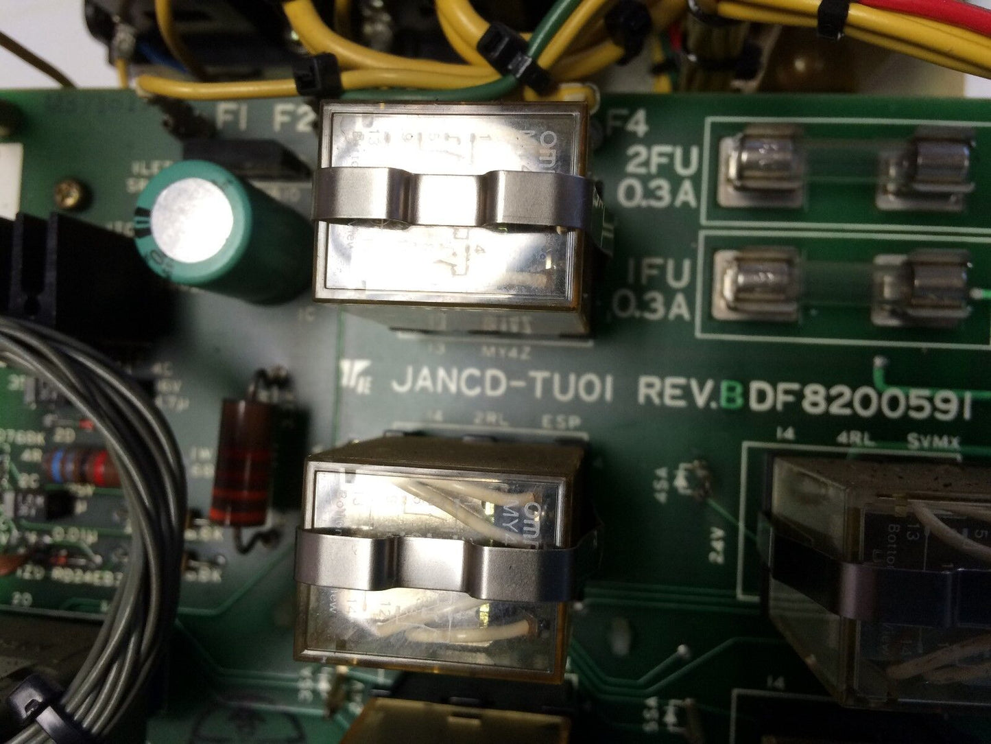 Yaskawa Jancd-Tu01,Jancd-Tu0i,Power Unit Jancd-Tuo1 Rev.B,Df8200591,Ni-10Et,Dj