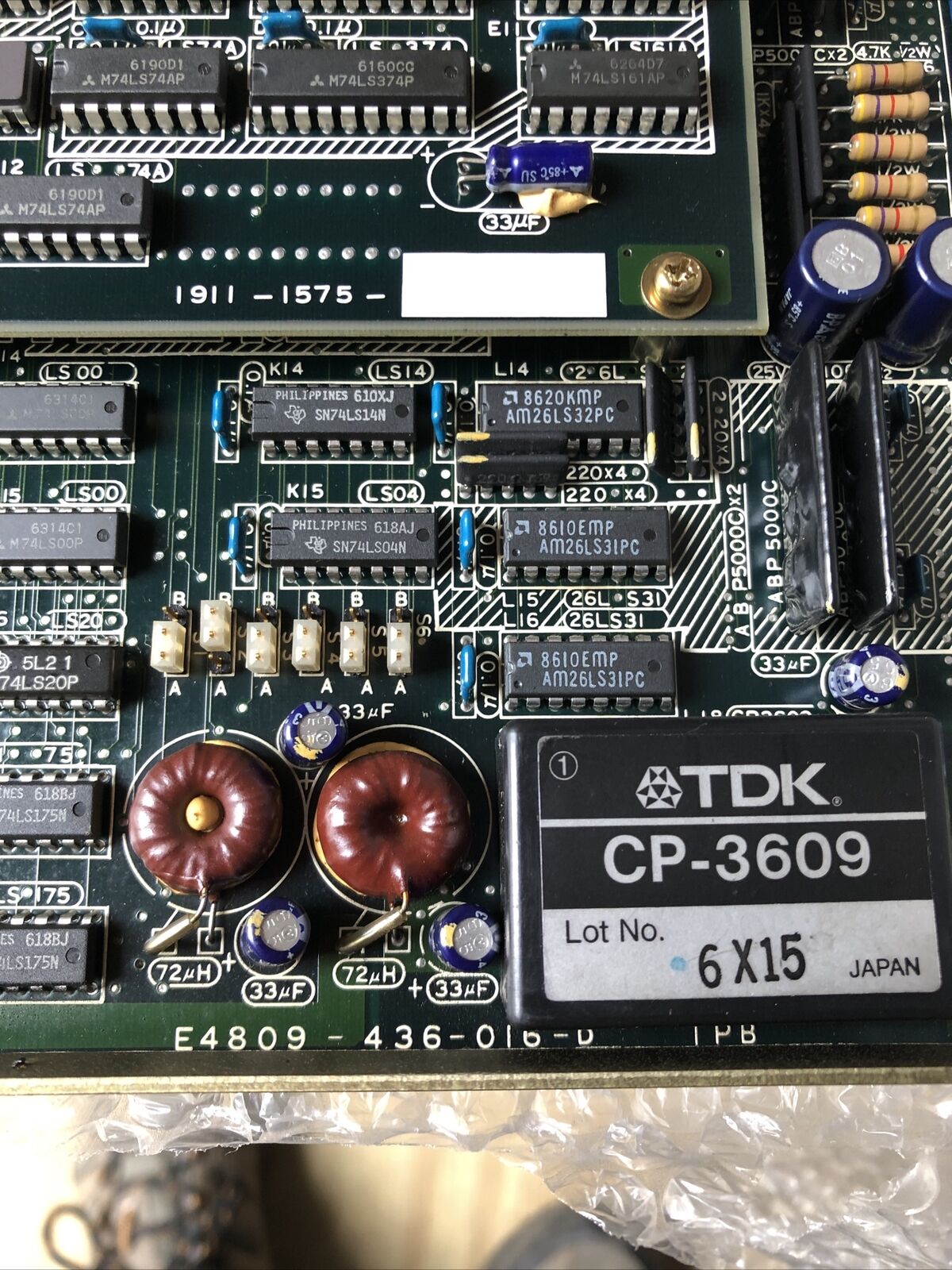Okuma E4809-436-016-D,E4809-436-017-D. Opus 5000 Ii Svp Board Ii,Fm,Fl