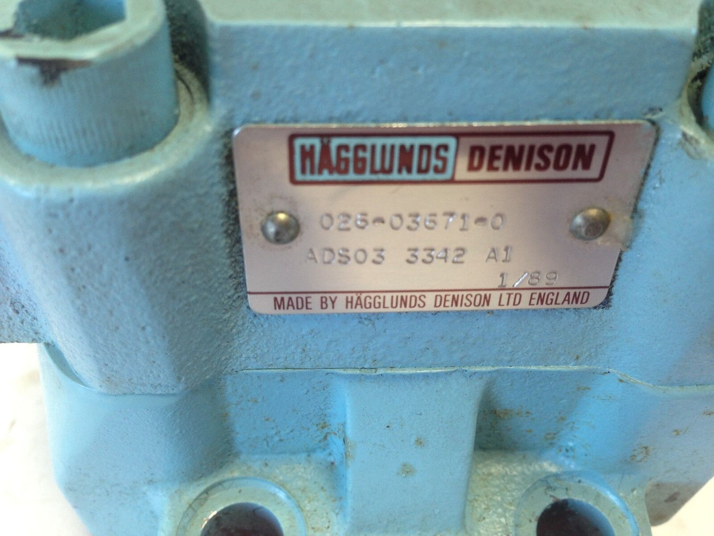 New Hagglunds/Denison 026-03671-0 ,Ads03-3342-A1, Hydraulic Valve Module,21Mh,Dh