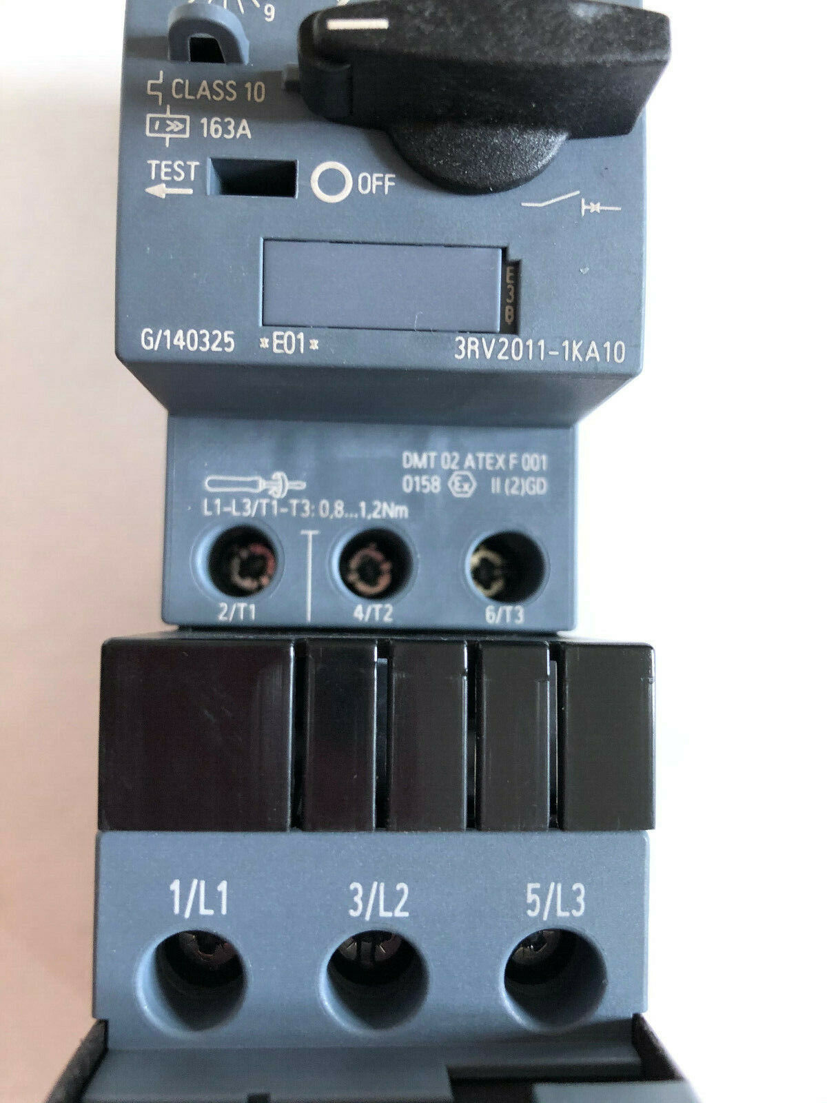 New Siemens 3Ra21201ka240bb4 Combination Starter,3Rv2011-1Ka10,Ss