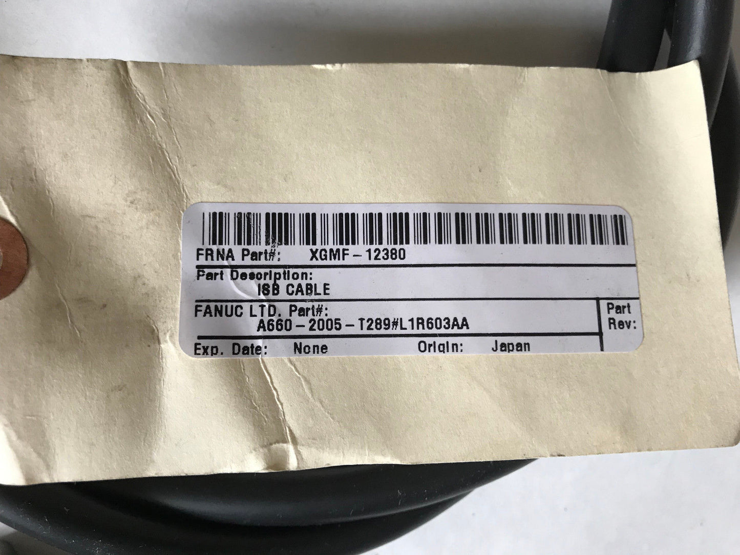 New Frna Xgmf-12380 I8b Cable,Fanuc A660-2005-T289#L1r603aa Mr-20Lw 2005-T289,Sh