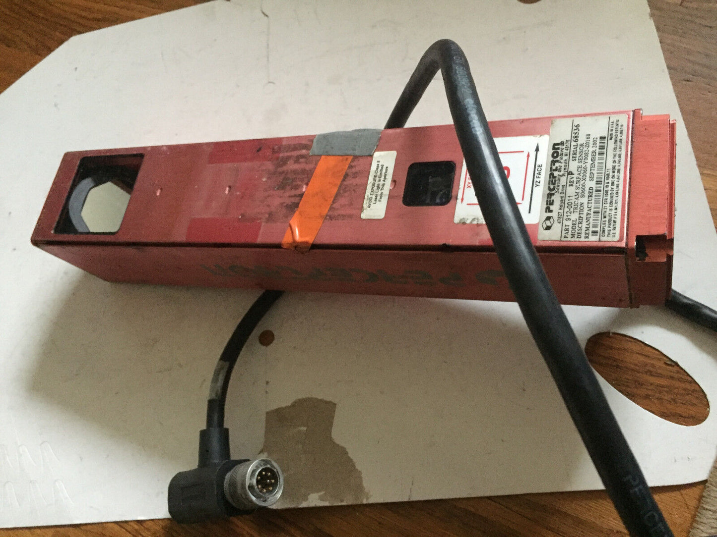 Perceptron 912-0011, S0600-X0060-Y0082-Z0168,Tricam Surface Sensor,Ec,Ed,Bw