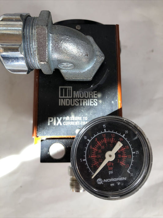 Moore Pix/3-15Psig/4-20Ma/12-42Dc/-Ga1 Pressure Current Transmitter,Pix,Da