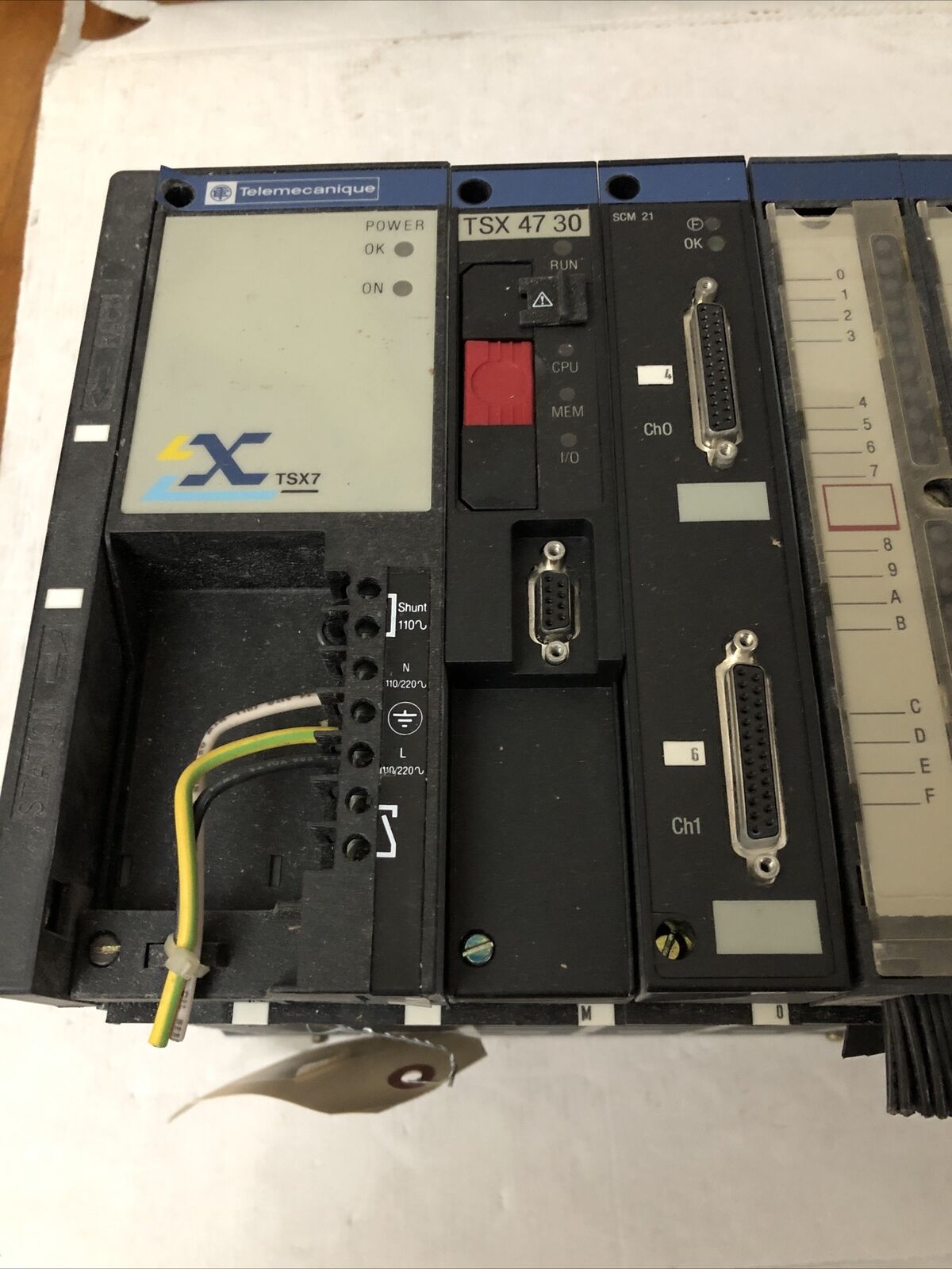 Telemecanique Tsx7 Plc System,Lx Tsx7,Tsx 47 30 Cpu,Tsxdet1612,Txs Sup 702,Cs
