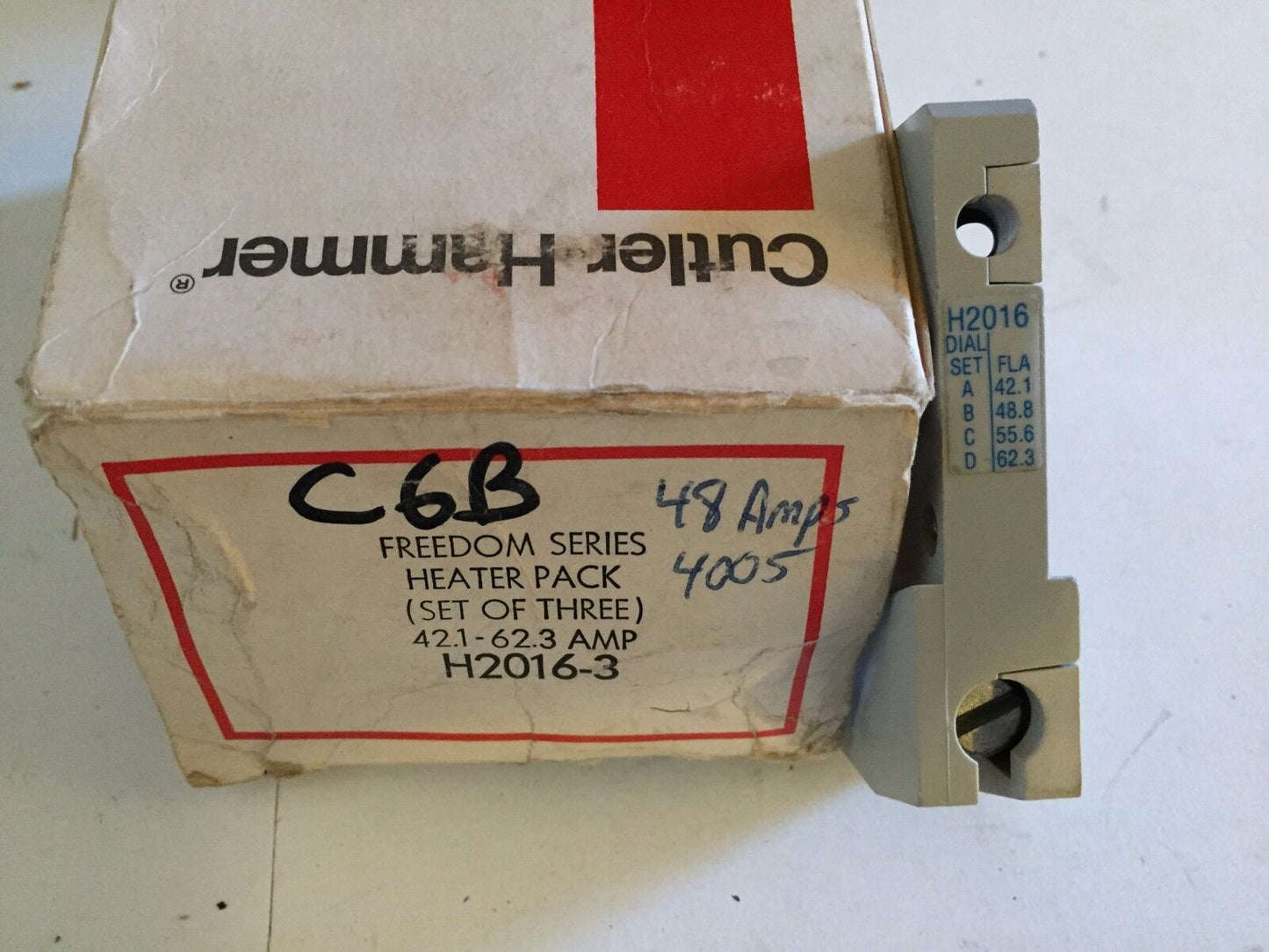 New Lot 2 (6 Pcs) Cutler-Hammer H2016-3 & H2014-3 Freedom Heater Pack H2014,Dd