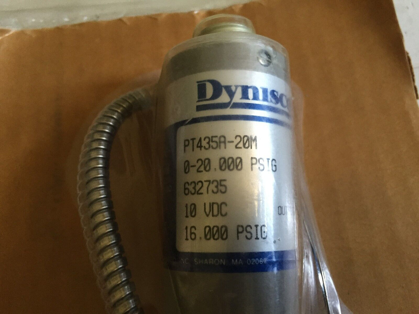 New Dynisco Pt435a-20M, Pt435a20m1018 Pressure Sensor,Pt435a 20M,Br