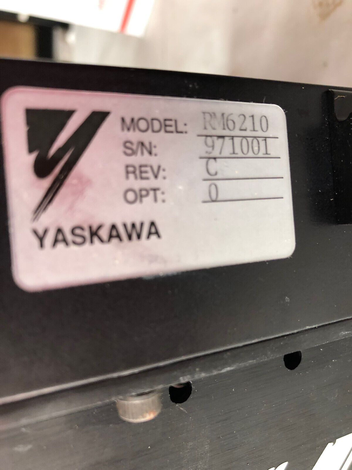 Motoman Robotics Servo Control 4Axis Manipulator Yaskawa Rm6210 Rev C,Sc