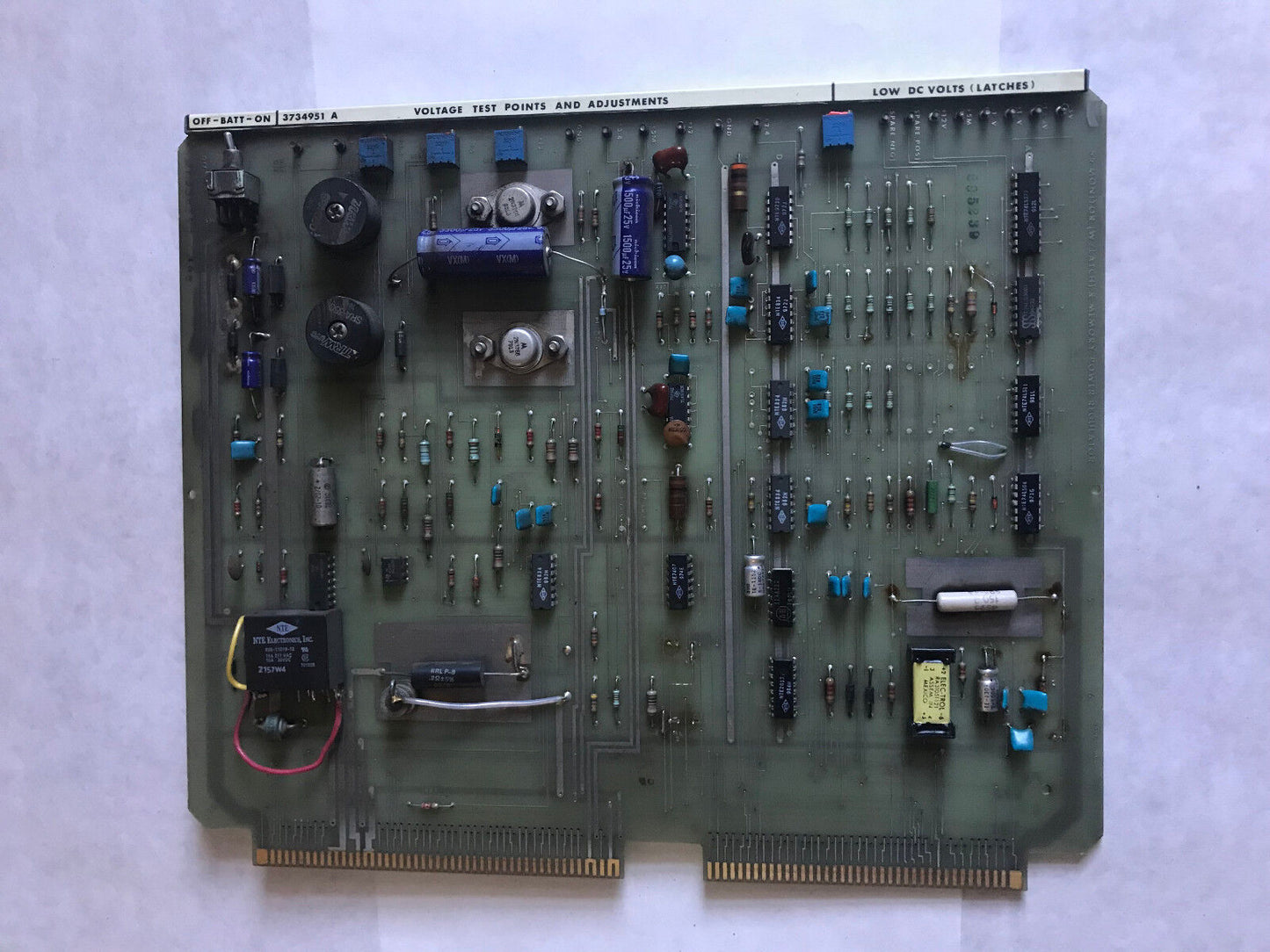 Bendix 3733556,3733557A,3733536,Ss Monitor Latch Memory Power 3734951A Board,Si