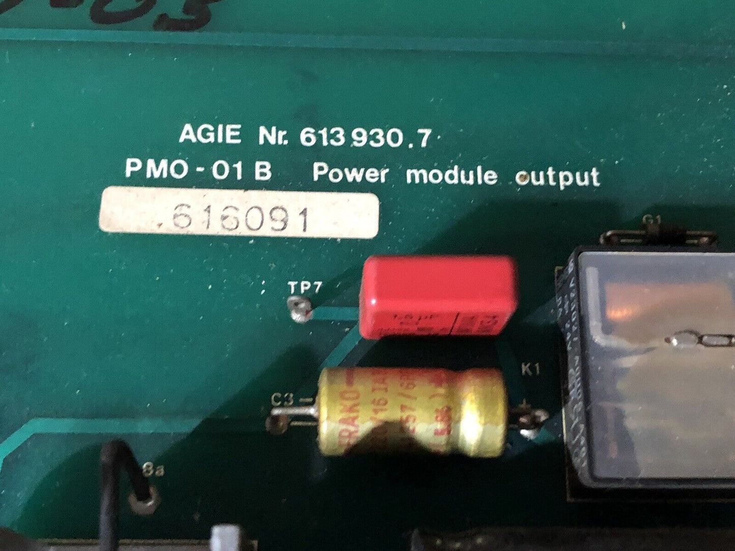 Agie 613930.7,Pcb Board Pmo-01 B  616091 A Power Module Output 613 930. 7,To