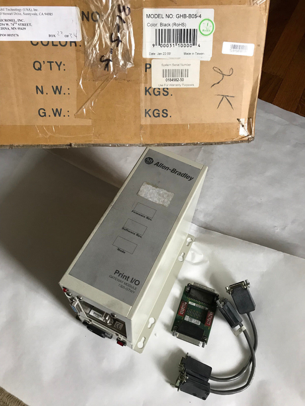 Allen Bradley 1300Gtwy,M003555525,303009,B3030028,Gateway Module Print I/O,Si,Ea