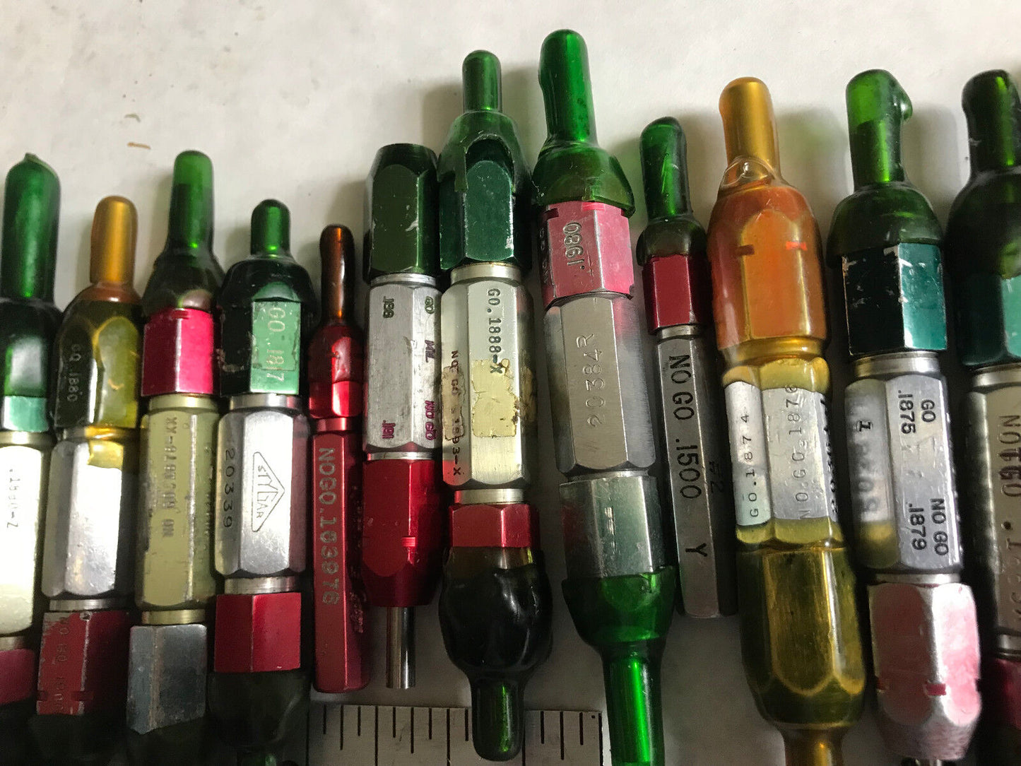 Lot Plug Gage Go Nogo Van Keuren .1880,1980,181,191,1875,180,1874,1889,1877,Es