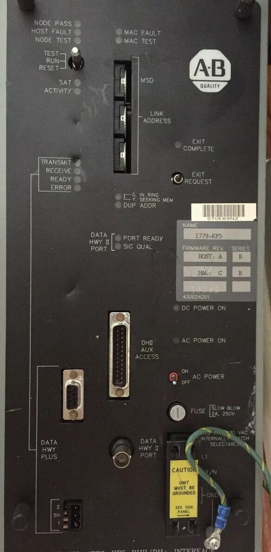Allen Bradley 1779-Kp5,430024201,Data Highway Ii Plc-5 Interface,Fm