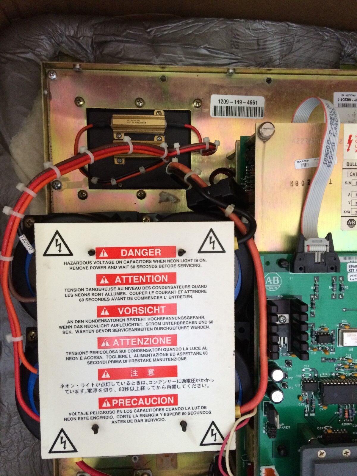 Allen Bradley 1336-B025-Ecf-L2 Ac Drive,3-Ph,460 V,33 Kva 1336-B025edfl2,Bq