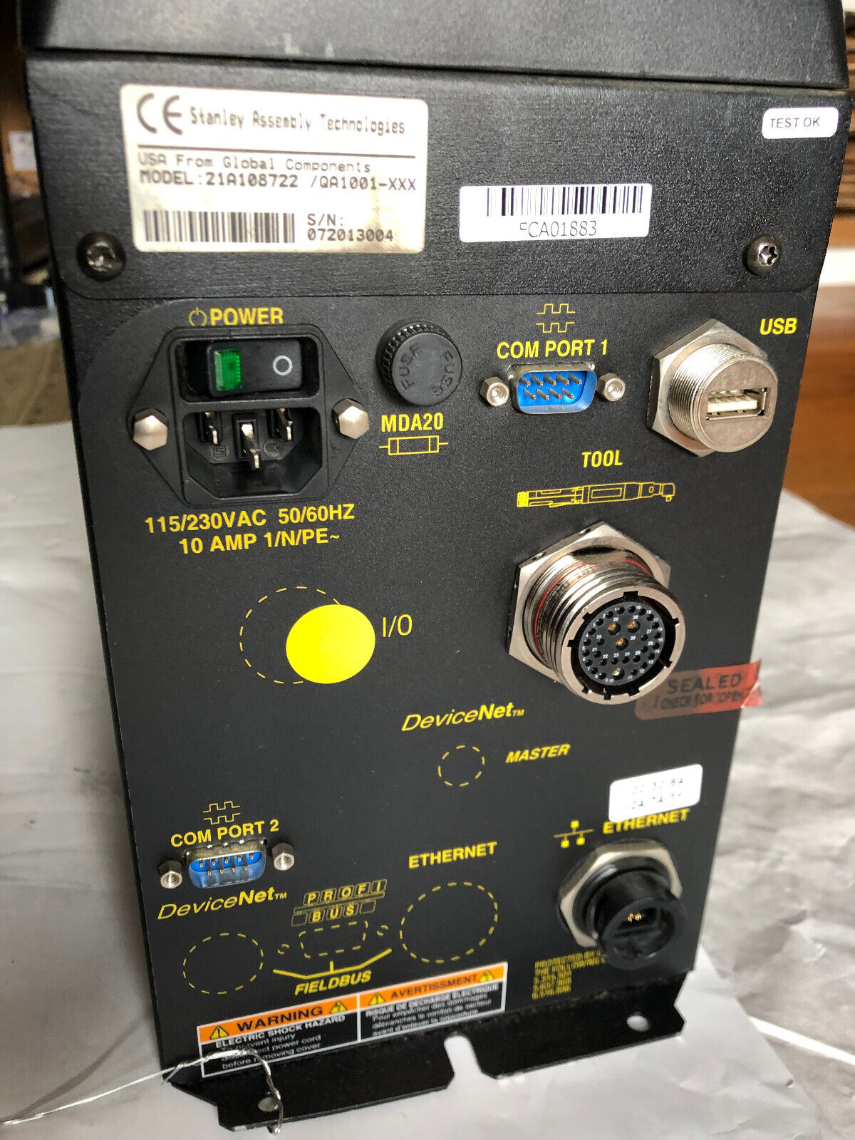 New Stanley 21A108722 / Qa1001-Xxx Controller Unit,Stanley 21A108722/Qa1001,Ay