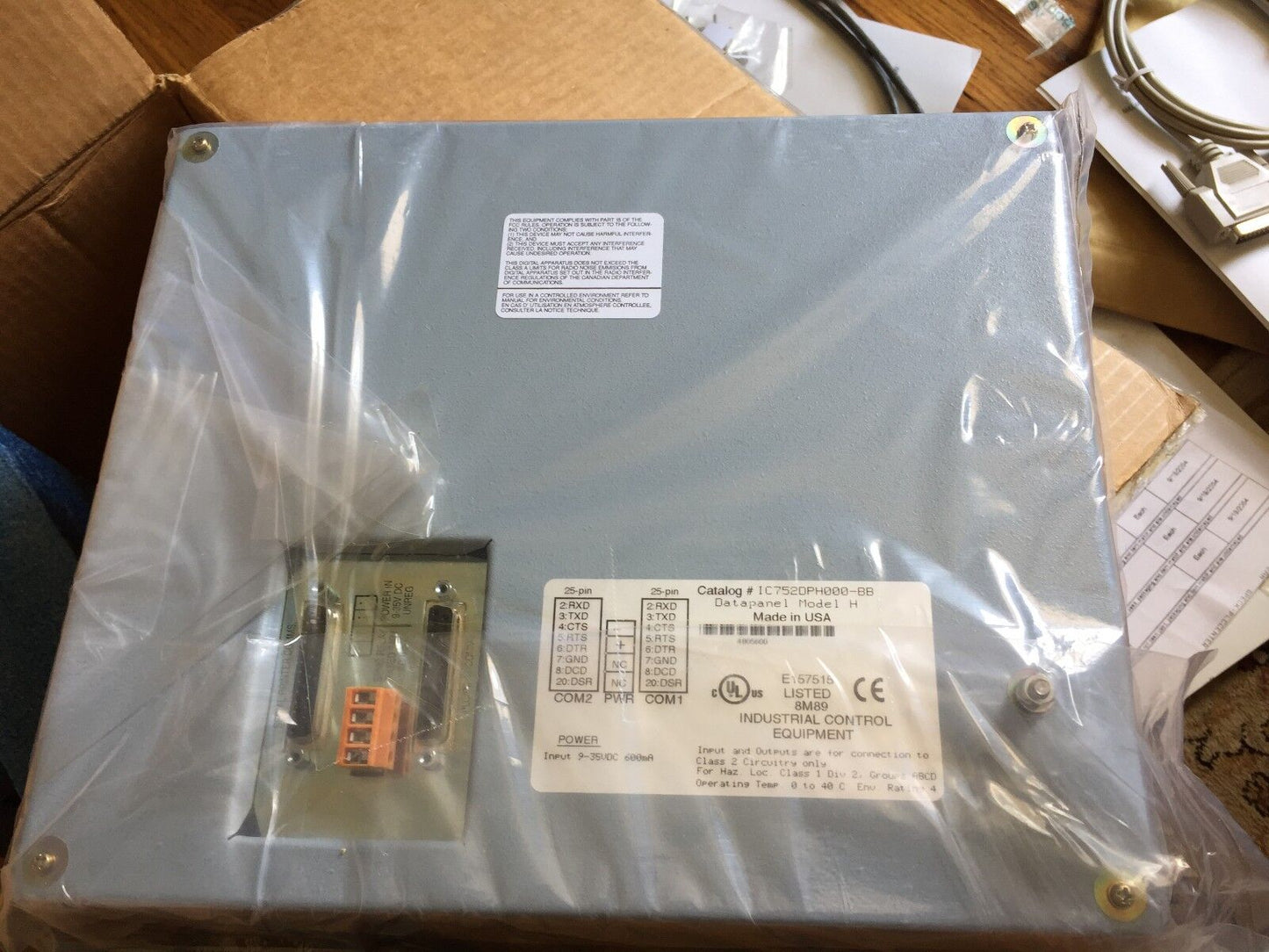 New Fanuc Ic752dph000-Bb, Ic752 Skt003 Dd,Dph000 Datapanel Cables Wincfg,Cl